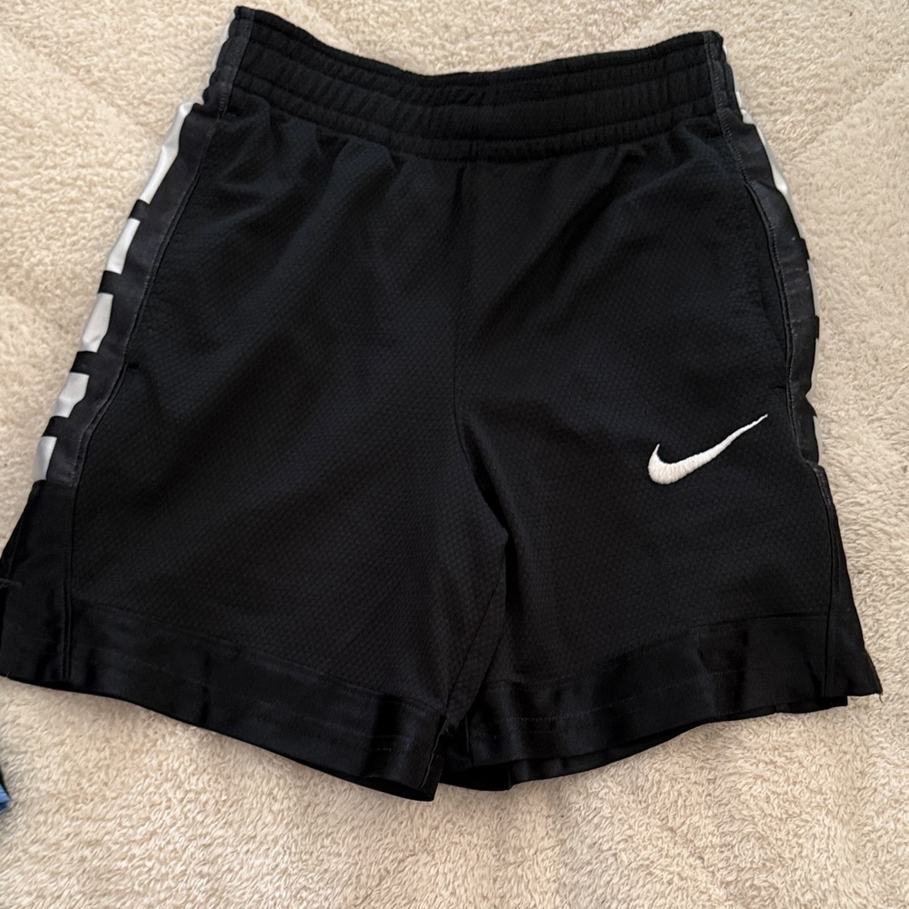 Nike Black Shorts with White Logo